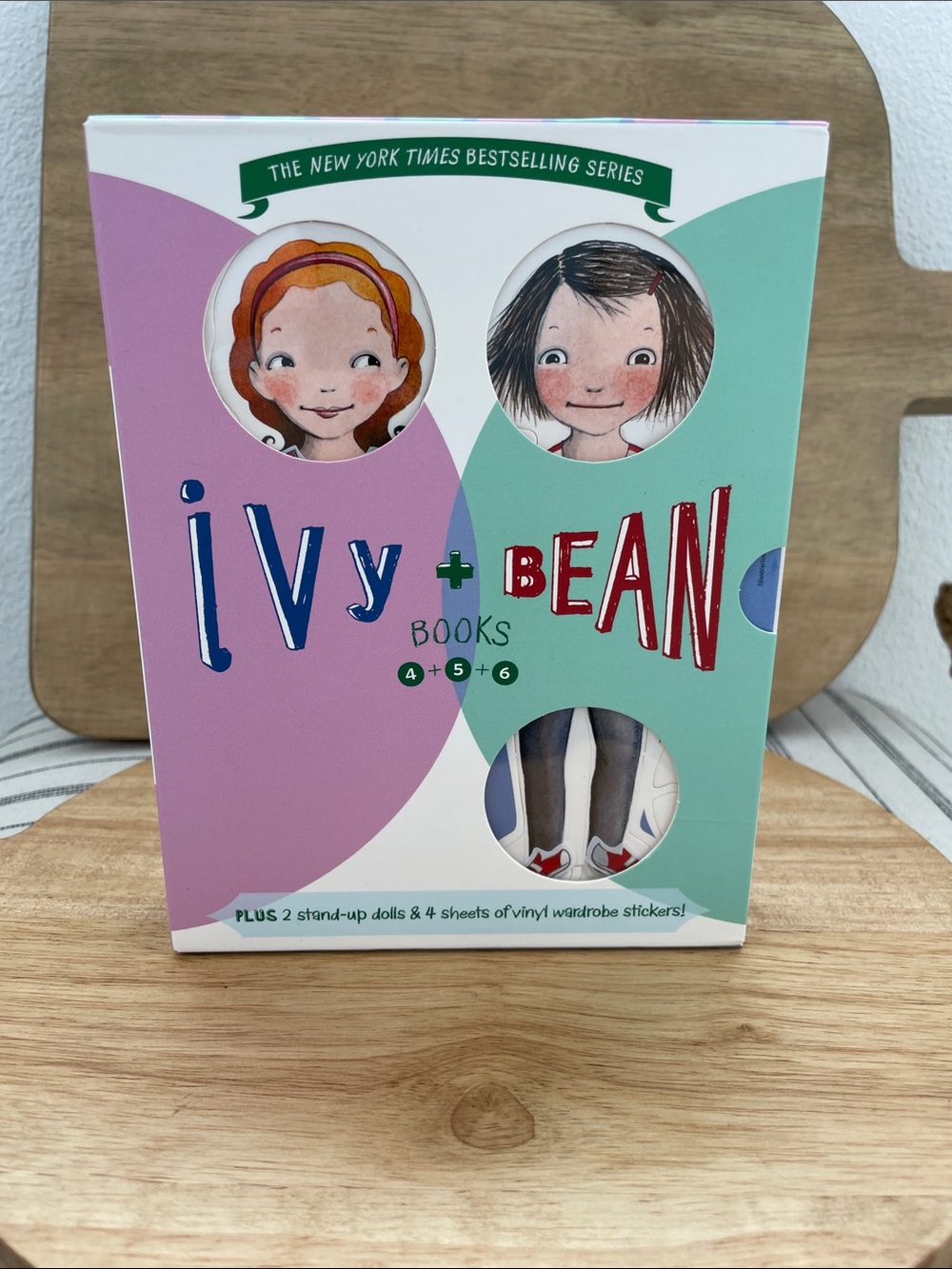 SALE! 50% Off Ivy + Bean Boxed Book Set of 3 - Pink & Mint